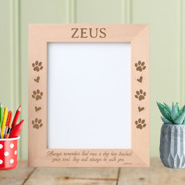 Marcos Grabados Los perros han tocado tu alma 8x10 Mascota