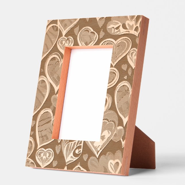 Marcos Grabados Love Hearts Photo Display for Couples (Izquierda)