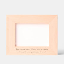 Madera mínima de mensaje Personalizado