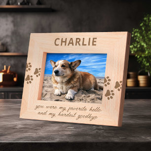 Marcos Grabados Mascota Memorial Hardest Goodbye