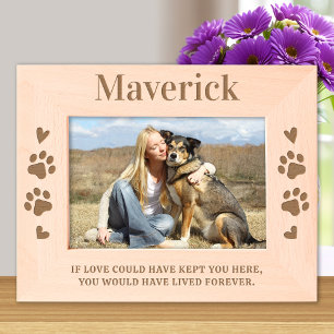 Marcos Grabados Mascota Memorial Perro Simpatía Personalizada Foto