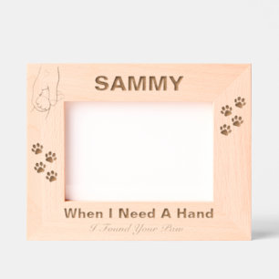 Marcos Grabados Mascota Memorial pintura para gato Personalizado f