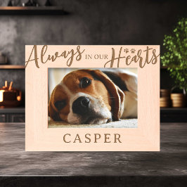 Marcos Grabados Mascota memorial siempre en nuestros corazones