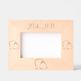 Marcos Grabados Médicos de Stethoscope Enfermeras Láser de Salud