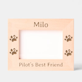 Marcos Grabados Mejor amigo, lindo, gracioso, Mascota Personalizad