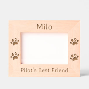 Marcos Grabados Mejor amigo, lindo, gracioso, Mascota Personalizad