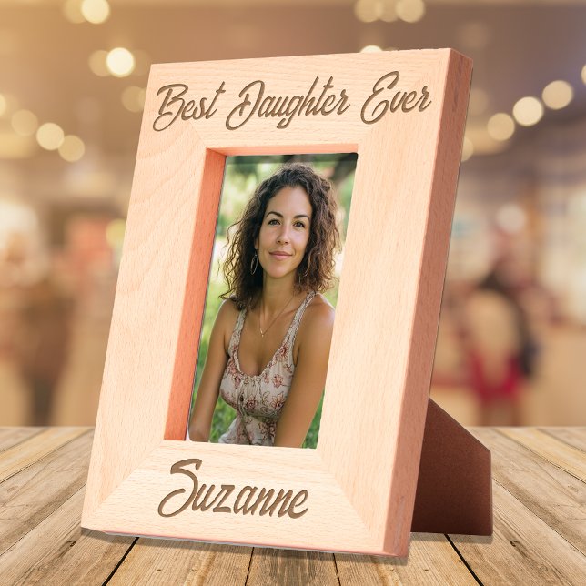 Marcos Grabados Mejor Hija del Mundo Personalizada (Subido por el creador)