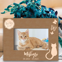 Marcos Grabados Memorial de amor de gato