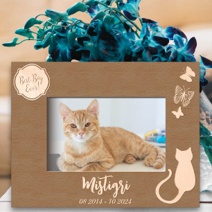 Marcos Grabados Memorial de amor de gato