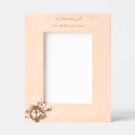 Marcos Grabados Memorial Keepsake Wolf Wolves Animal art