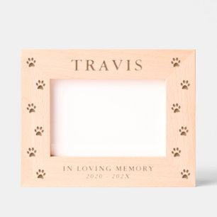 Marcos Grabados Memorial Personalizado para Gatos Perros Mascotas 