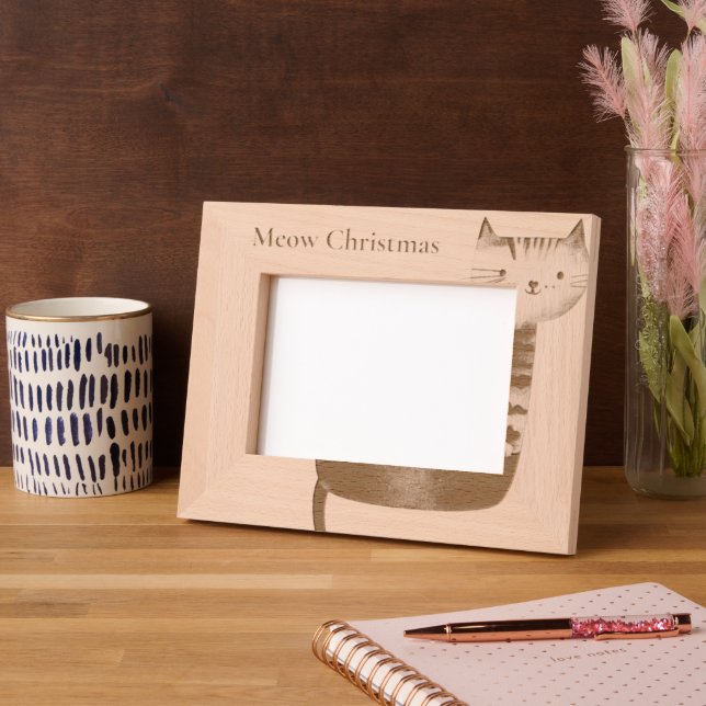 Marcos Grabados Meow Happy Cat (Izquierda)