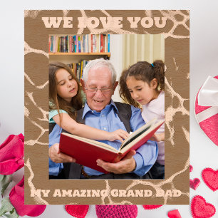 Marcos Grabados Mi asombroso mensaje de Gran Papá: Regalo del Día 