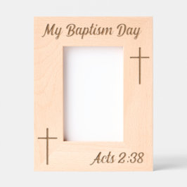 Marcos Grabados Mi Día del Bautismo - Hechos 2:38