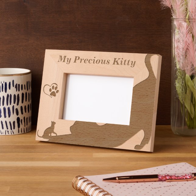 Marcos Grabados Mi Kitty Precioso (Izquierda)