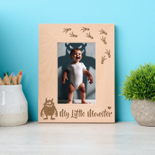 Marcos Grabados Mi pequeño monstruo - retrato