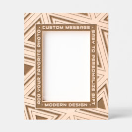 Marcos Grabados Moderna Geométrica Personalizada Grabación Art Dec