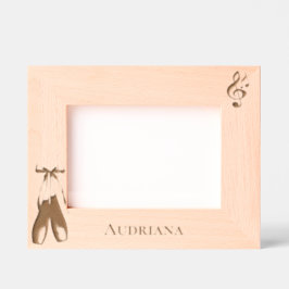 Marcos Grabados Music Note Ballet Shoes Personalized