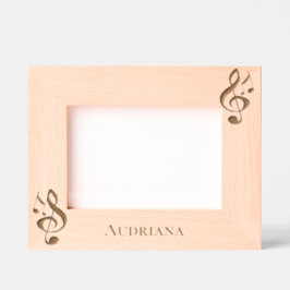 Marcos Grabados Music Notes Personalized