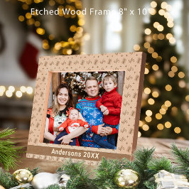 Marcos Grabados Navidades Candy Canes & Presenta Nombre de patrón 