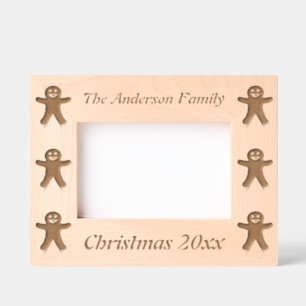 Marcos Grabados Navidades Fiesta Gingerbread Personalizado