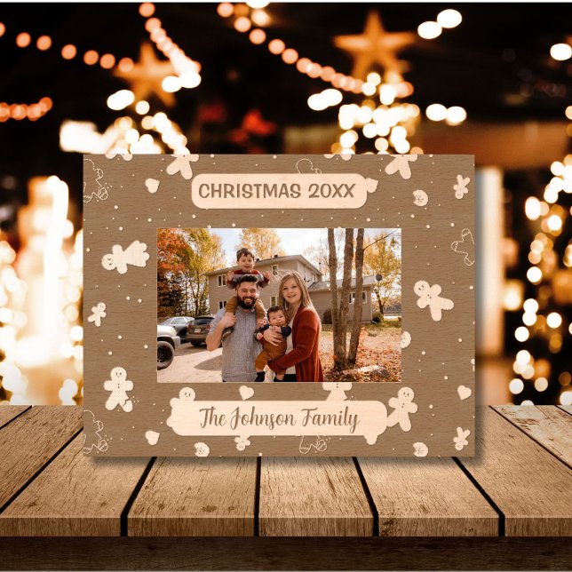 Marcos Grabados Navidades Gingerbread Man Nombre de familia (Subido por el creador)