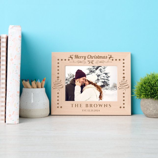 Marcos Grabados Navidades personalizados Fiesta Pareja Nombre Amor (Subido por el creador)