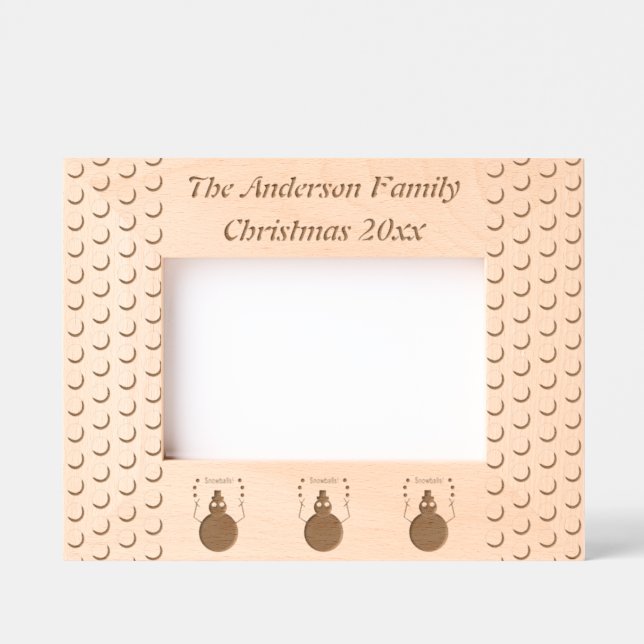 Marcos Grabados Navidades Snowlady Juggys Nieves Graciosa (Anverso)