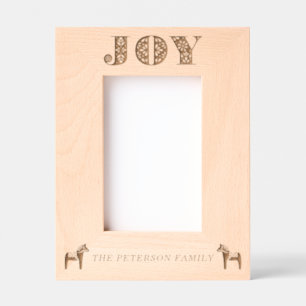 Marcos Grabados Navidades suecos de arte folclórico se divierten c