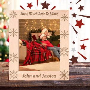 Marcos Grabados Nieve Cuta Mucho Amor Por Compartir Personalidades