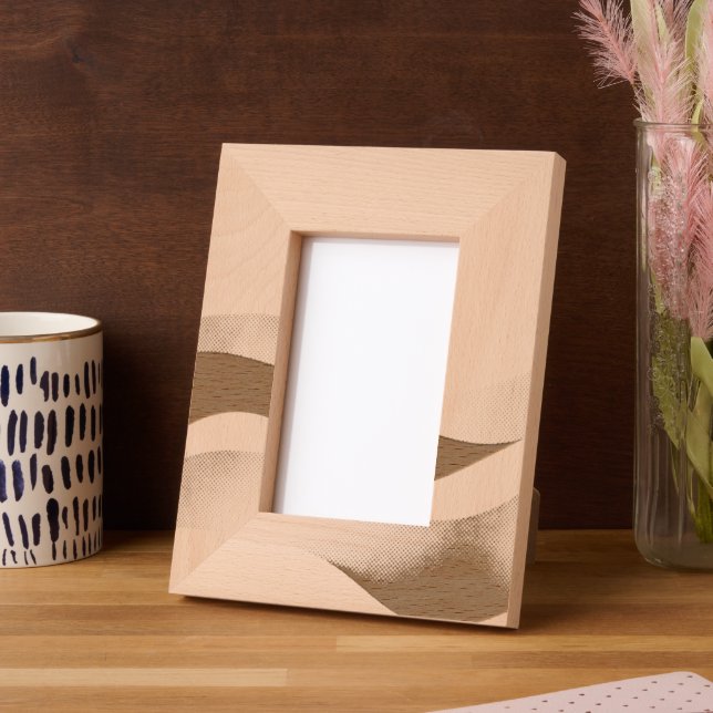 Marcos Grabados Olas del desierto calmo con esencia de Fennec | Se (Izquierda)