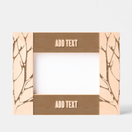 Marcos Grabados Paisaje de 6" x 4", FrameStyle: natural