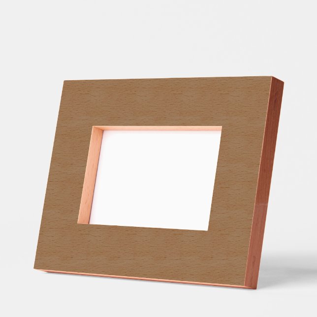 Marcos Grabados Paisaje de 6" x 4", FrameStyle: natural (Izquierda)