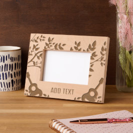 Marcos Grabados Paisaje personalizado de 6" x 4", FrameStyle: Engr