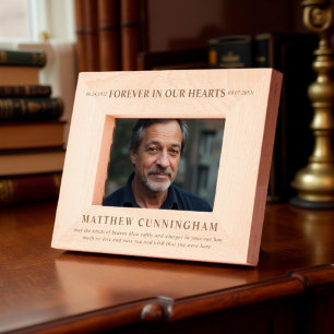 Marcos Grabados Para siempre en nuestros corazones Moderno Simple