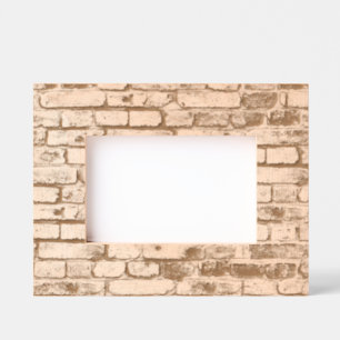 Marcos Grabados Pared de ladrillo marrón Un diseño de Novedad
