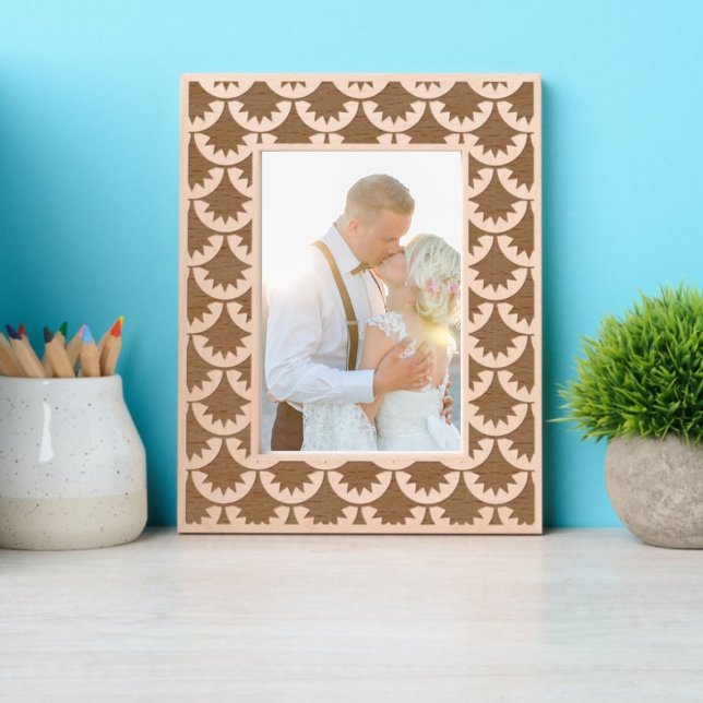 Marcos Grabados Patrón de escalas de pescado Koi japonés Art Deco (Subido por el creador)