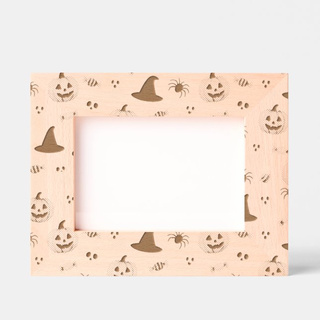 Marcos Grabados Patrón de Halloween (Anverso)
