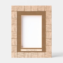 Marcos Grabados Patrón de trama moderna con texto