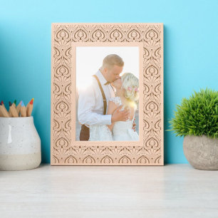 Marcos Grabados Patrón floral Art Nouveau vintage