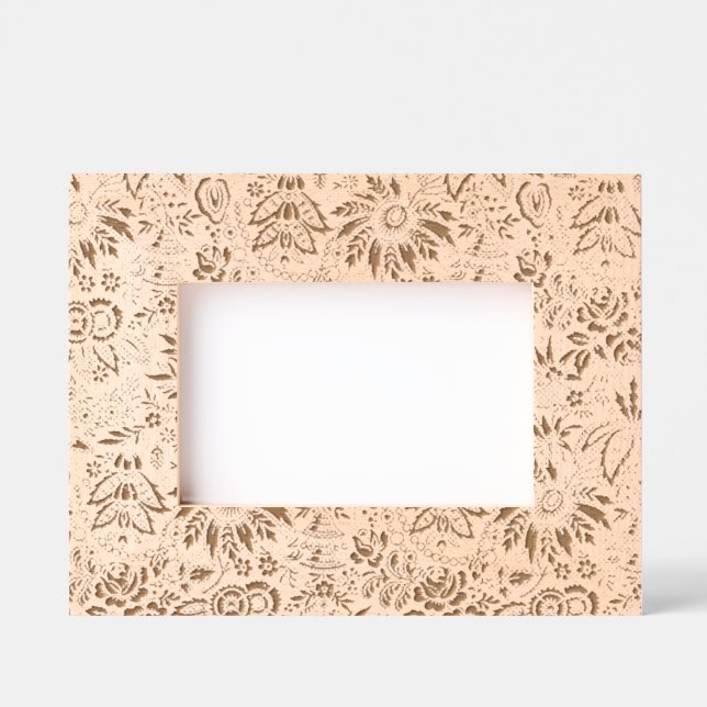 Marcos Grabados Patrón floral de William Morris Acanthus Embroider (Anverso)