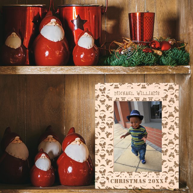 Marcos Grabados Patrón Santa | Foto de los niños de navidad de Fel (In Situ)