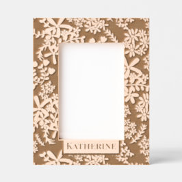 Marcos Grabados Pequeñas flores de Bouquet