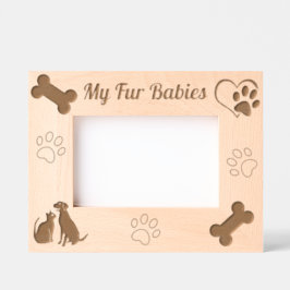 Marcos Grabados Personalizable Mis Fur Babies