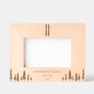 Marcos Grabados Personalizado del equipo de esquí escolar