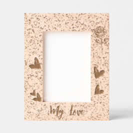 Marcos Grabados Personalizado El día de San Valentín parejas mader