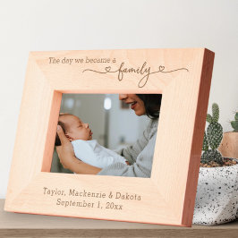 Marcos Grabados Personalizado el día en que nos convertimos en una