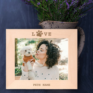 Marcos Grabados Personalizado Mascota de perro Personalizado de la