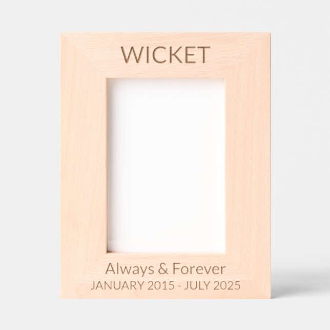 Marcos Grabados Personalize It! Pet Memorial (Anverso)