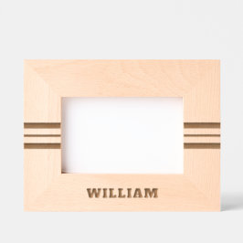 Marcos Grabados Personalize | Modern Simple Add Name,